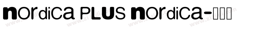 Nordica Plus Nordica字体转换